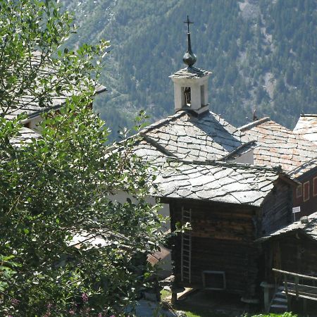 Alpia 26 - Zwei Zimmerwohnung In Traditionellem Walliser Haus Gasenried Eksteriør billede